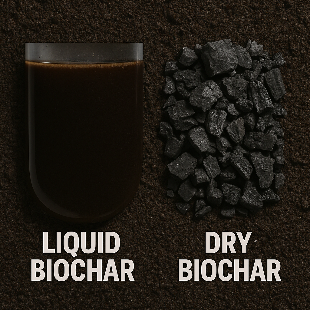 LIQUID BIOCHAR is Better Than Biochar