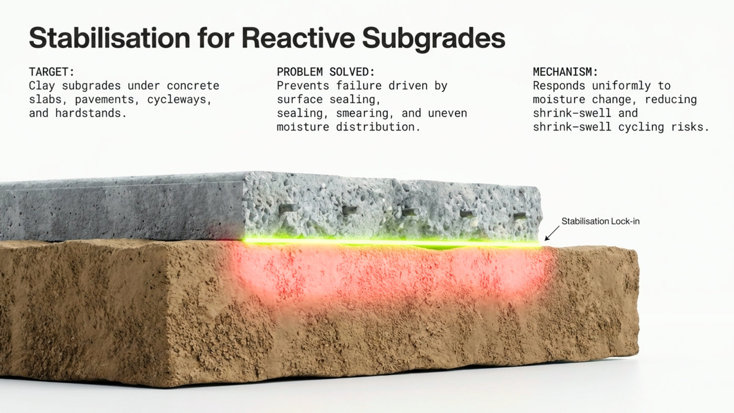 FS CLAY STABILISER - Under Concrete Clay Treatment
