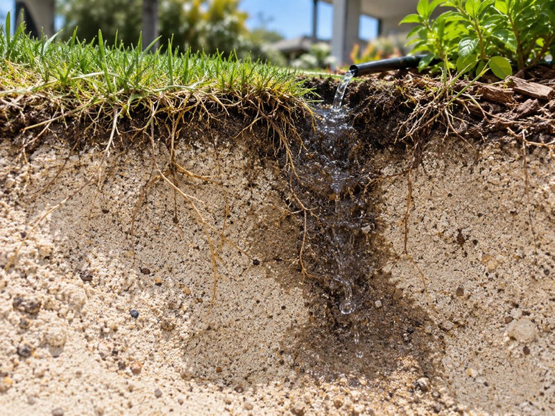 HYDRO LEVEL sandy soil moisture treatment
