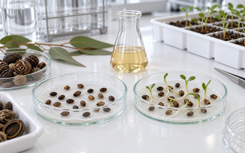 Use SMOKE WATER for germination and transplants